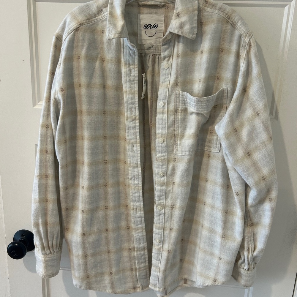 Aerie Women's Flannel Shirt size XXS NWT